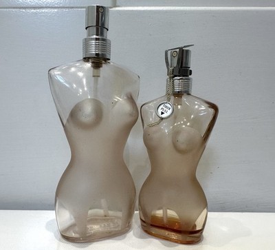 2 LEERE Jean Paul Gaultier Classique Femme Parfum Flakons Eau De Parfum Konvolut