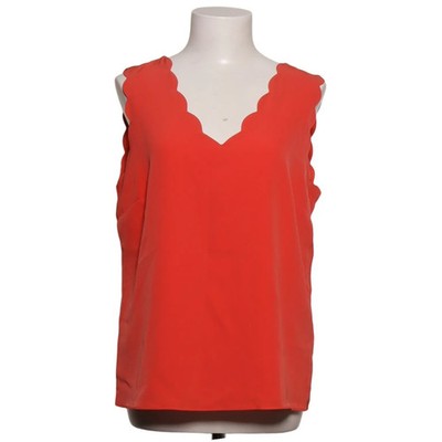 H&M, Top, Größe: 42, Rot, Elasthan/Polyester, Einfarbig, Damen #pjO