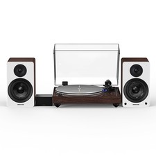 Fluance RT85 Vinyl Turntable, PA10 Preamp, Ai41 Powered 5" Bookshelf Speakers