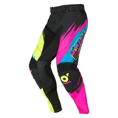 O'Neal 2026 Mayhem Reseda MX Hose Schwarz Neon Gelb Off-Road Erwachsene