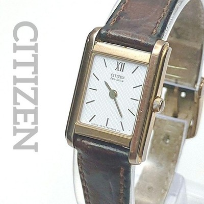 CITIZEN Eco-Drive STILETTO G670-T011675 Square Uhr aus Japan
