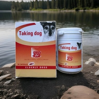Taking Dog  Supplement for Elderly Dogs 30 Capsules Exp 11/26  Age-related Help