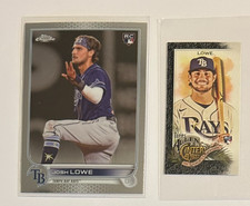 Josh Lowe 2022 Topps Chrome RC #83 & Allen & Ginter Mini RC #196