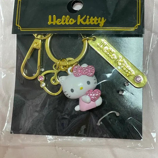 Sanrio Hello Kitty Cubic Rhinestone 3D Keyring
