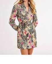 Lilly Pulitzer Phillipa V-Neck Stretch Dress Rutabaga El Morocco