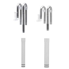 FishTanks Water Inlet Outlet Pipe Set with HoseHolder Oil Film Removal Tube