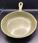 Vtg Enameled ?BSR Roesch Inc. Illinois  Olive Green 6” #3  Skillet