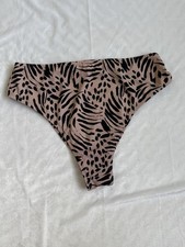 Shade And Shore Cheetah Print Bikini Bottom