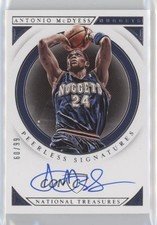2018-19 National Treasures Peerless Signatures 60/99 Antonio McDyess Auto 0c3