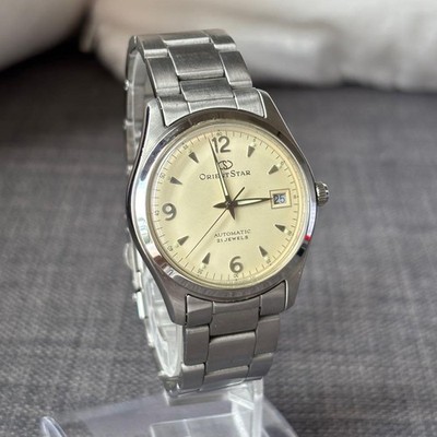 Excellent Condition Orient Star Automatic 597302 70 CS Transparent Back 21 Jewel