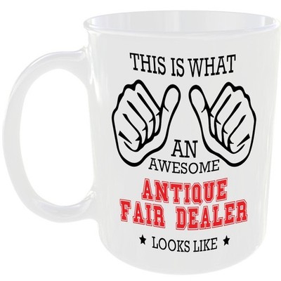 EIN TOLLER ANTIKER MESSEHÄNDLER SIEHT AUS WIE TASSE IDEALES GESCHENKTASSE FÜR ARBEIT JOB KARRIERE