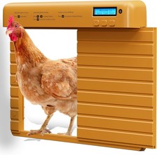 Timebal Automatic Chicken Coop Door Battery-Powered with Timer  Light Sensor