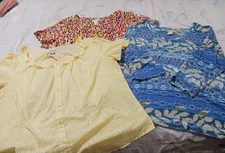 LOT OF THREE*CARIBBEAN JOE WOMAN* Tops*Size 1X*See Pictures For Details 