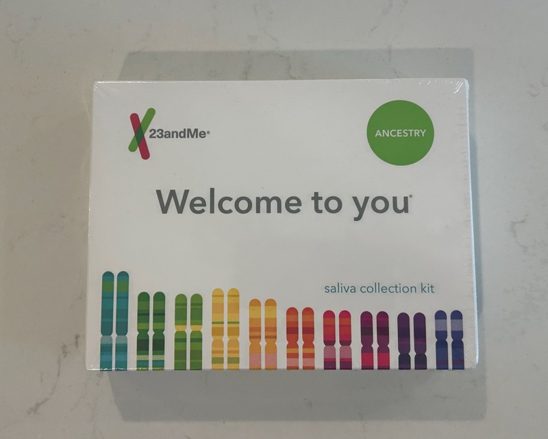 23andMe Ancestry DNA Test Kit - Brand New Factory Sealed Saliva Collection Kit