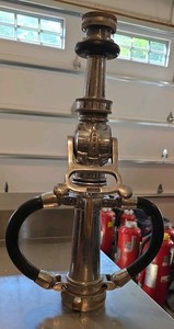 Vintage Akron Brass Mfg. Co. Fire Nozzle Firefighter Dept
