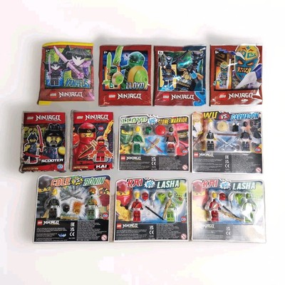 LEGO Ninjago 16x Minifiguren Polybag Blister Sammlung Neu 11 Stk. 