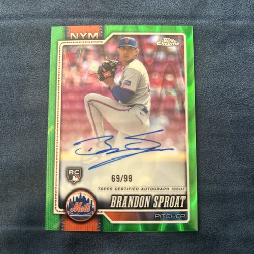 Brandon Sproat #CPA-BS 2024 Bowman Chrome Prospects Autograph card