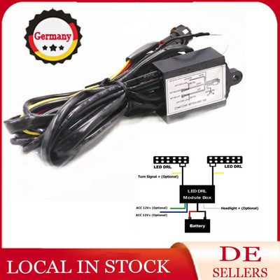 Automatisches Steuermodul für LED Tagfahrlicht Relais R87 Modul + 50% Dimmung