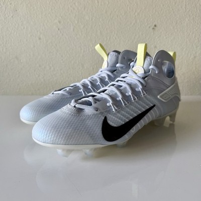 Nike Huarache 9 Elite Mid LAX SE Cleats (Grey/ Black) US 8 Men s FV6149-001