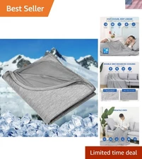 Double-Sided Breathable Summer Blanket for Night Sweats - Soft & Portable 60x80
