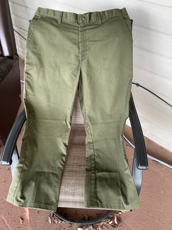 Boy Scouts of America Official Uniform Pants Waist 36x27 Olive Green BSA