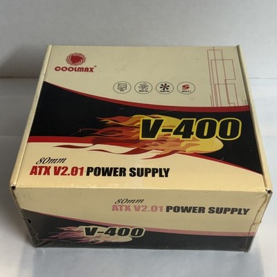 Coolmax 400 Watt ATX 12V Computer Power Supply Unit CX-Series V2.01 sealed
