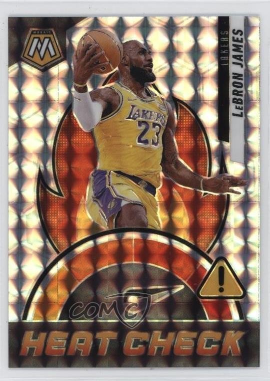 2024-25 Panini Mosaic Heat Check LeBron James #1 1an9