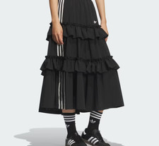 Adidas Women Originals OTT Long Skirt Black KQ6505