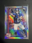 2025 Topps Chrome Football NFL Jaxson Dart Refractor (RC) #306 New York Giants