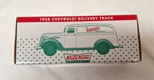 1938 Chevrolet Chevy Panel Truck Krispy Kreme Doughnuts 1/25 Diecast Bank & Key