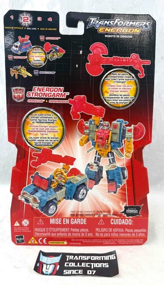 Transformers 2005 Energon Robots In Disguise RID Energon Strongarm MOSC - Image 2 of 2