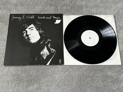 JIMMY L WEBB WORDS AND MUSIC / EX UK WHITE LABEL LP RSLP6421 ULTRASONIC CLEANED!