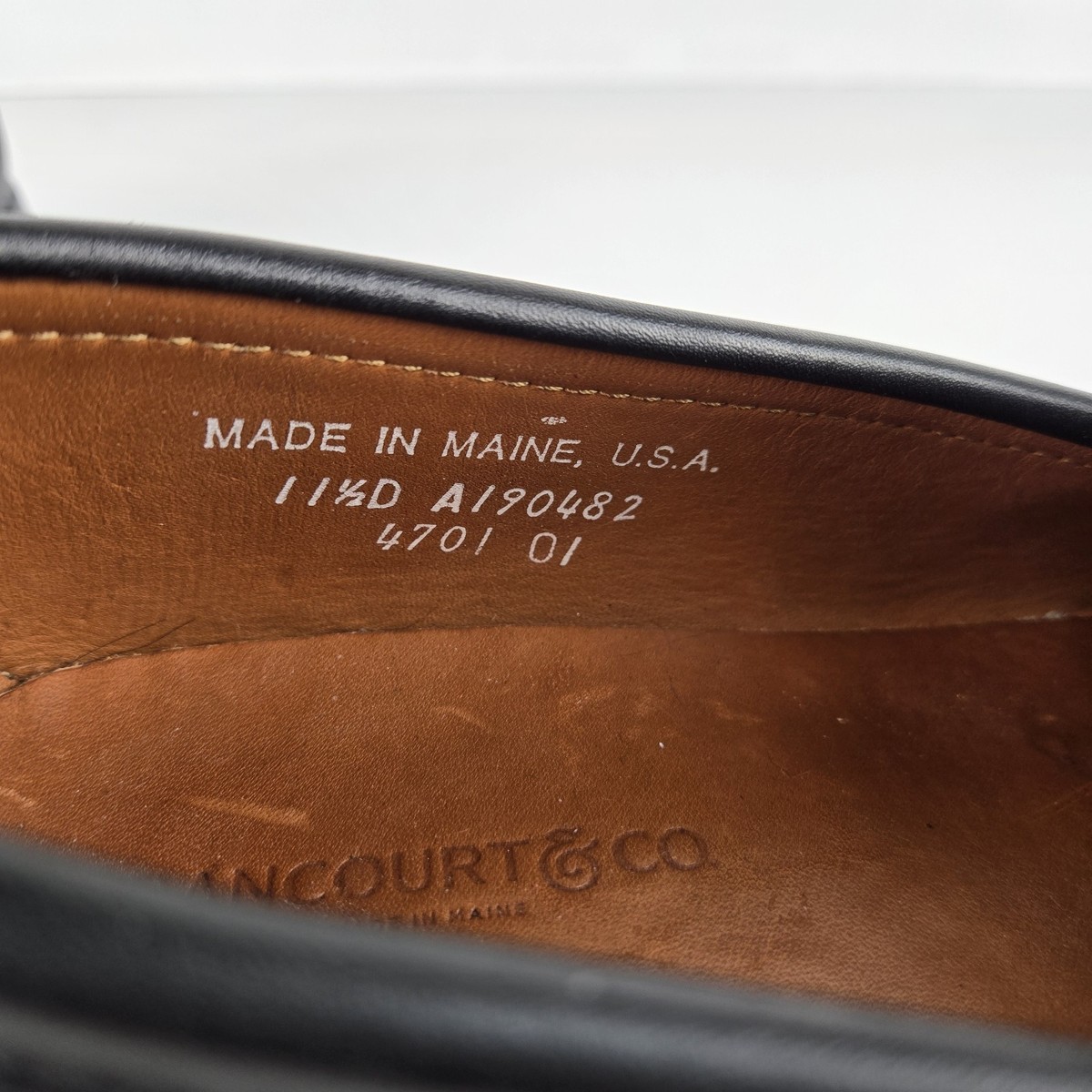Rancourt & Co. Full Strap Penny Loafer Brown Leather Mens  display picture 2