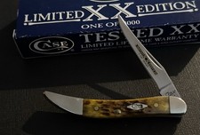    2019 Case XX 610096 Limited Edition Honeycomb Bone Rogers Jig Small Toothpick