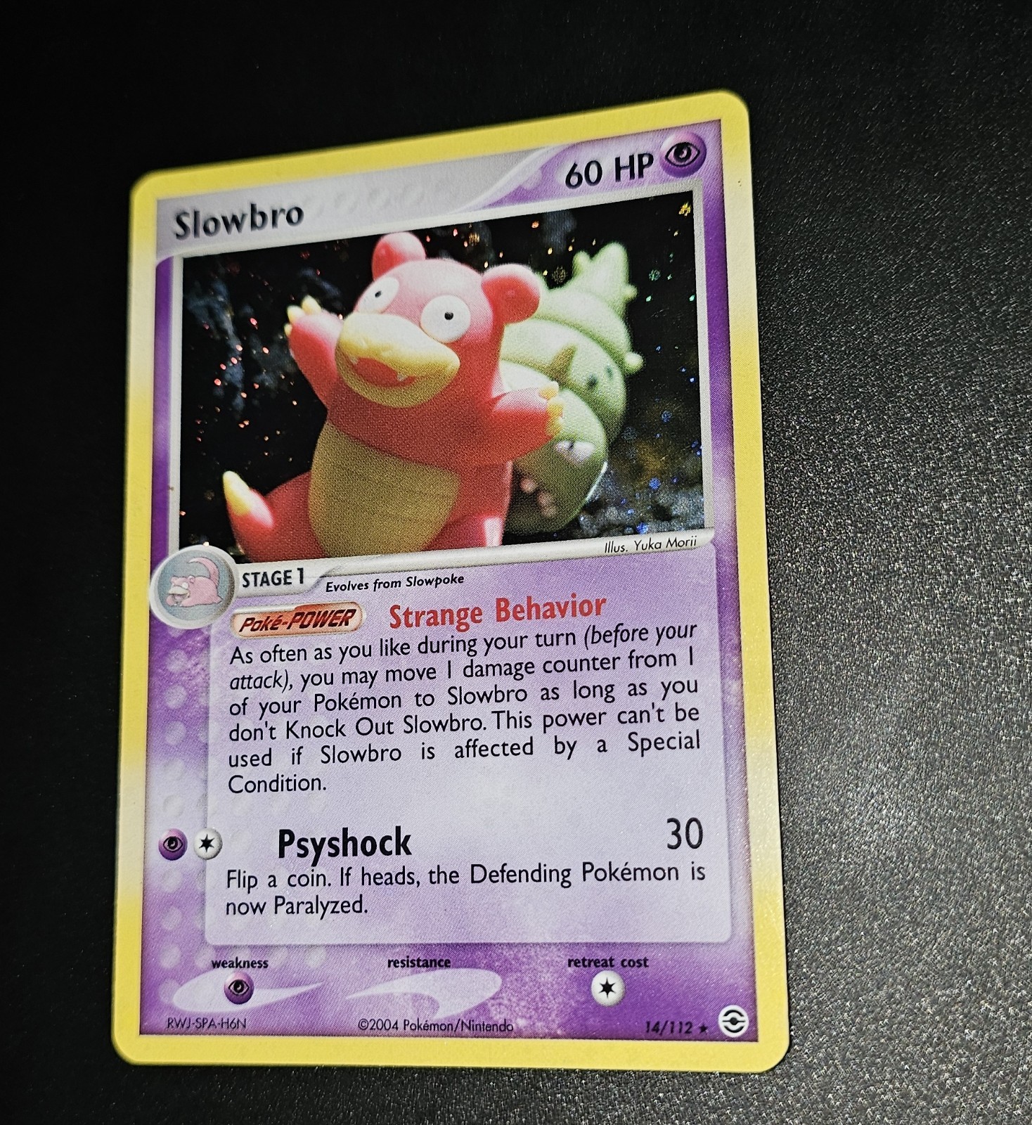  Slowbro 14/112  Holo rare Pokemon Card