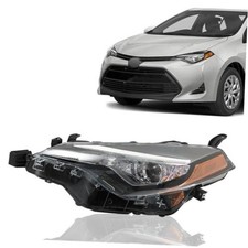 Headlight Assembly Replacement for Corolla L/LE/LE ECO 2017-2019 Headlamp