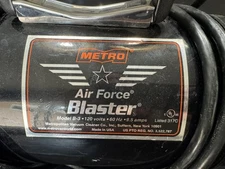 MetroVac 114-141273 Model B-3 Metro Air Force Steel Blaster  Dryer, Blk USED