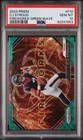 2023 Panini Prizm CJ STROUD Rookie RC #F-10 Fireworks Green Wave PSA 10 Gem Mint