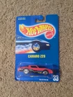 1991 Hot Wheels Vintage Camaro Z-28  Blue Card Collector #33 Cuh Wheels T