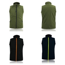 Mens Softshell Bodywarmer Sleeveless Jacket Gilet Body Warmer Work Fleece Lined