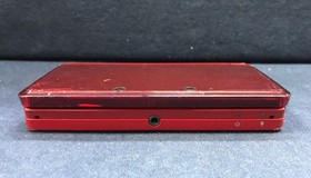Nintendo 3DS Flare Red Console  w/ Charger & SD 2GB