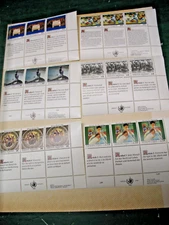 UNITED NATIONS HUMAN  RIGHTS 1989  ENGLISH FRENCH GERMAN STAMPS LOT (18)