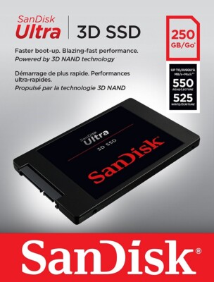 SanDisk SSD Ultra 3D 250GB 500GB 1TB 2TB 4TB SATA III 3D NAND 2.5