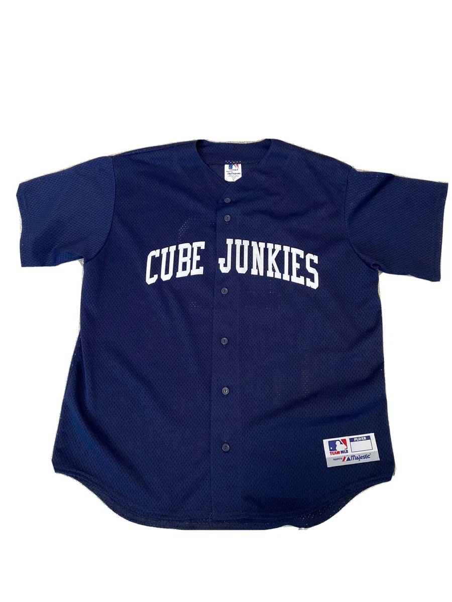 Majestic baseball jersey Custom Cube Junkies