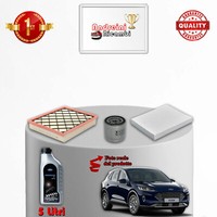 Inspektionskit 3 Filter Und ÖL Ford Kuga III 1.5 88KW 120CV Von 2019-