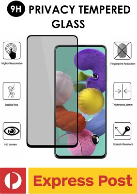 OPPO A53 Privacy Tempered Glass Screen Protector Anti-Spy Premium 9H Full Cover