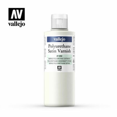 Vallejo Polyurethane Satin Varnish 200 ml #27652~NEW