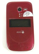 Doro PhoneEasy 626 - Red and White  Consumer Cellular  Flip Phone