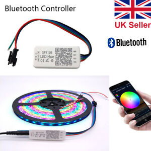 5-12V SP110E iOS Android Bluetooth Pixel Controller for WS2811 WS2812B LED Strip 