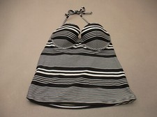 OLD NAVY Size M Womens Lined Underwire Stretch Halter/Back Close Tankini 3U